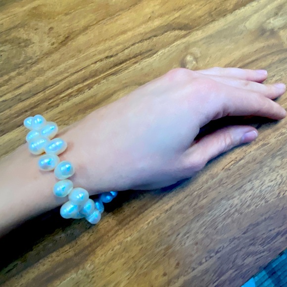 Bold freshwater pearl bracelet - Picture 3 of 3